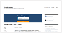Desktop Screenshot of hovabloggen.se